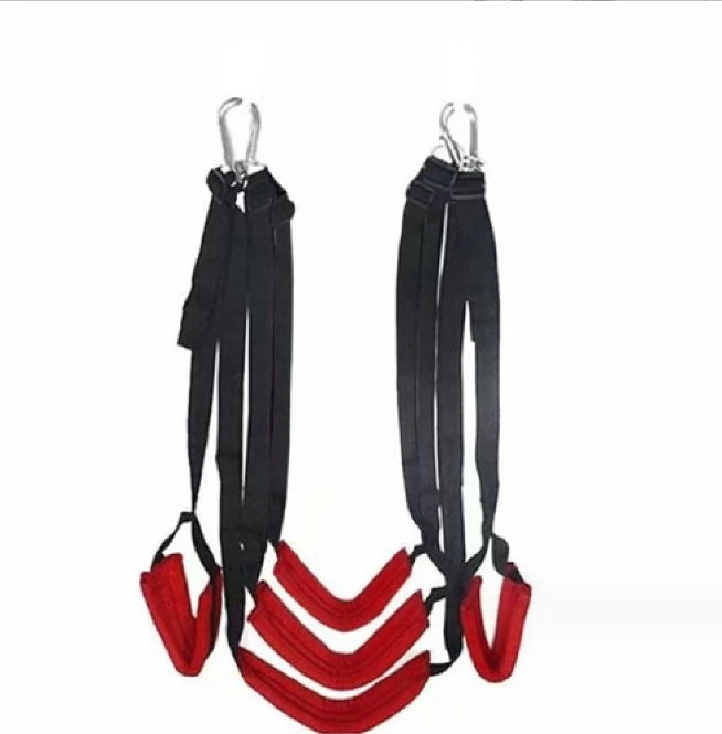 Sex Product Love Sex Swing 5-pad  Soft Material Hanging Door Swing Portable Thigh Restraint Sling Swing Sex Toys For Couple