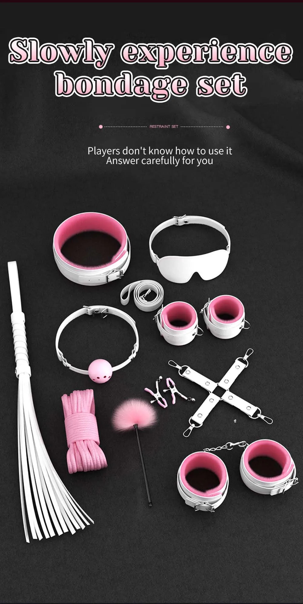 Sex toys for women BDSM sexual couples kit Adult Sexy Toys sexyshop erotic accessories handcuffs for session Anal plug sex game