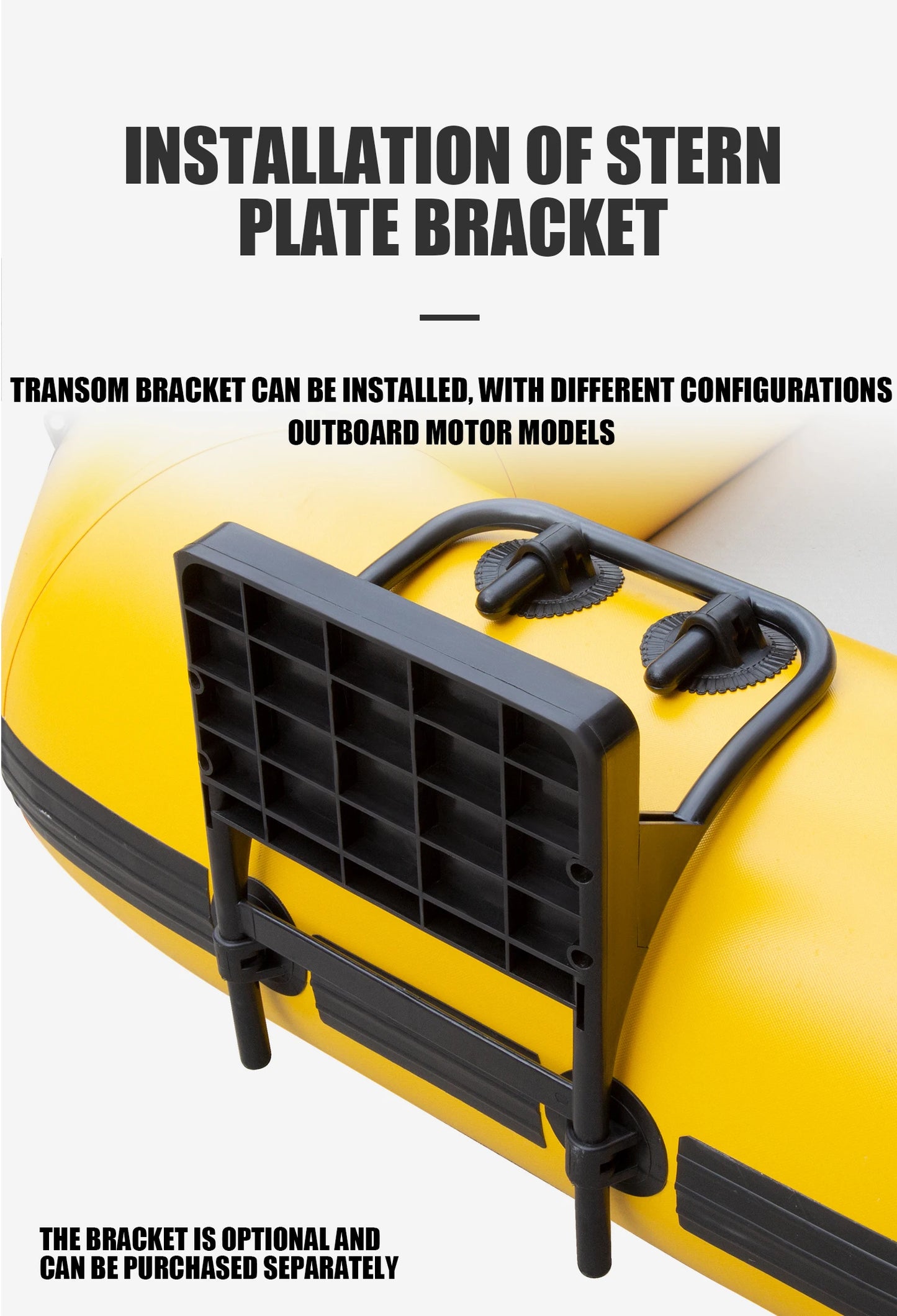 KOETSU Inflatable Kayak Fishing Boat: Bright Yellow 2-Person Drift Craft for Anglers