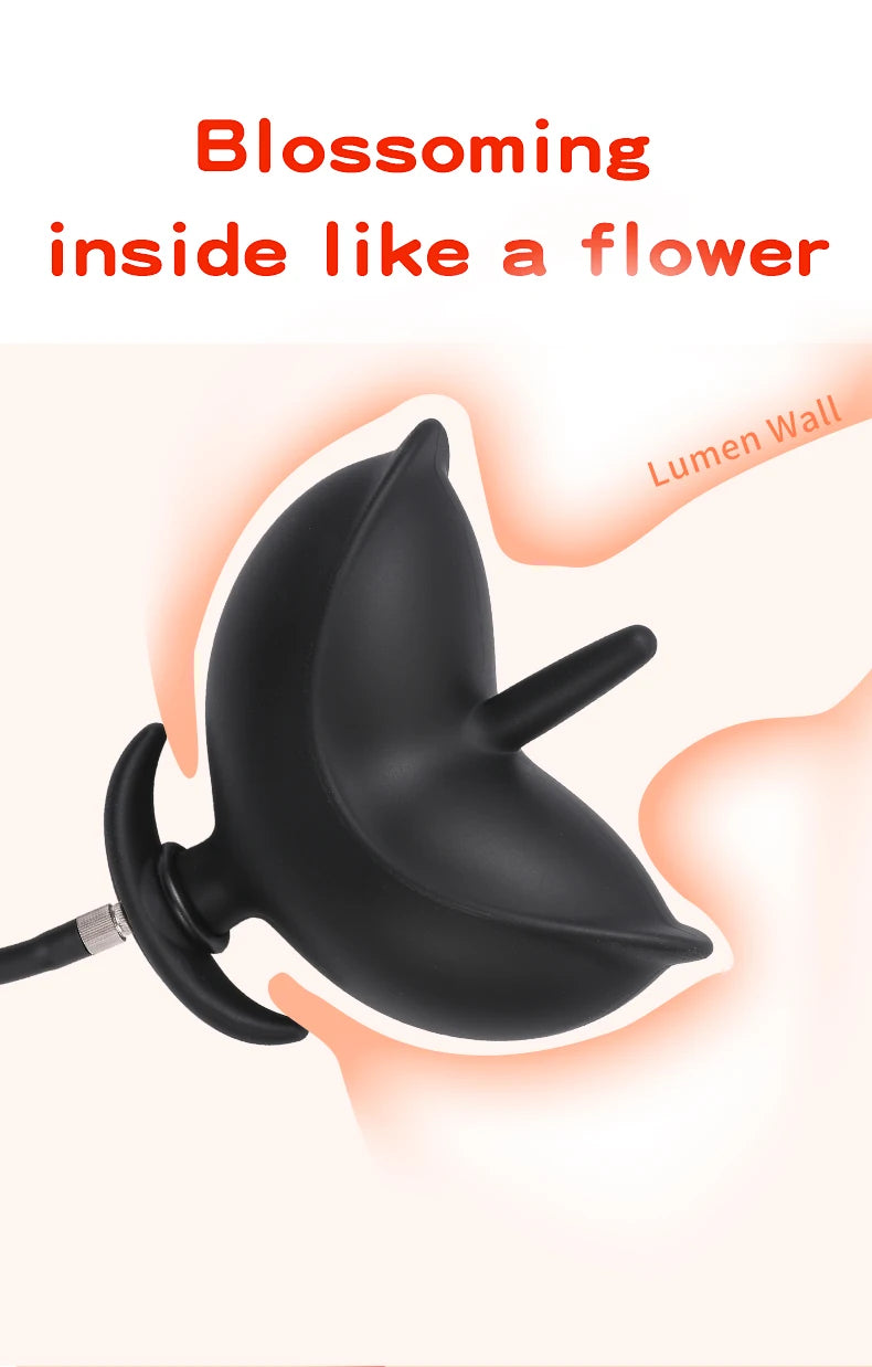 Adult Products Dildo for Anal Toy Expandable Butt Plug Silicone Massager Sex Toy for Women Men Inflatable Anal Plug Backyard Toy