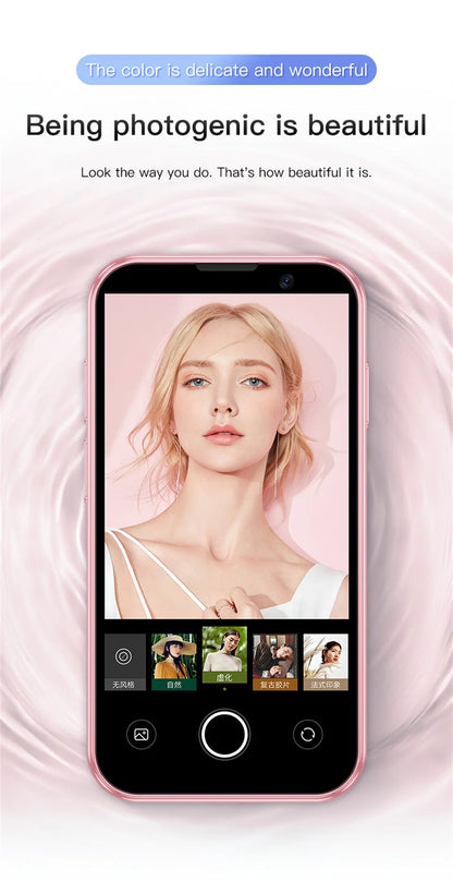 With 2Pcs DIY Stickers New XS18 Pro 2GB RAM 16GB ROM Android 9.0 Face Recognition Dual SIM Dual Standby 3G 3.0" Smartphone