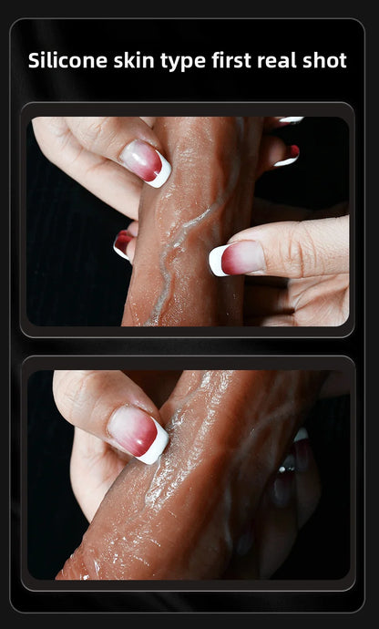 Realistic dildo, waterproof soft glue, female vibrator dildo, anus, vagina, stimulator, suitable for adult sex toys