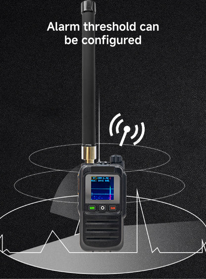 Drone Detector 2KM Long Distance UAV Detection Device Handheld 30-6400MHz Detection Drone Alarm Drone Video Transmission Signals