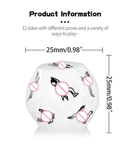 Runyu Adult Couple Sex Dice Game Toys Male And Female Flirting Dice And Adult Bedroom Gifts Couple Games Sexy Adult Toy Sex Toys