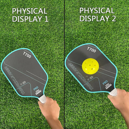 LEATOU 16MM T700 Pickleball Paddle Carbon Fiber Pickleball Racket USAPA Approved Durable Professional Game Supplies