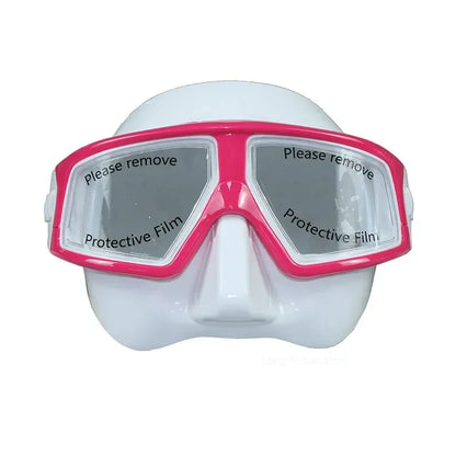 Freediving Mask Half Face Light Weight Low Volume Free Diving Goggles Silica Gel Diving Equipment