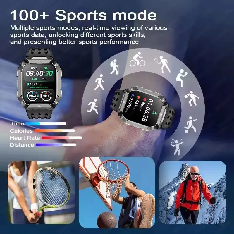2026 New 1000mAh Battery Smart Watch Men 1.91" AMOLED Screen Men Outdoorsports Watch Waterproof Bluetooth Call Sports Smartwatch