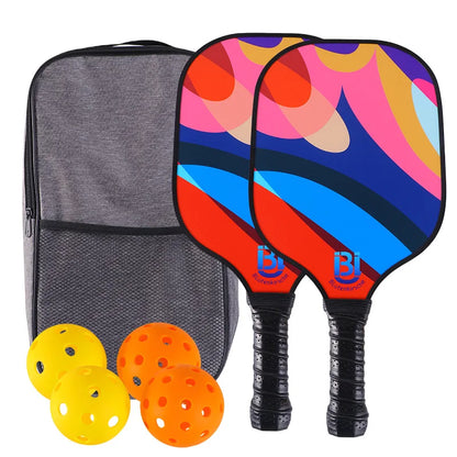 (2pcs/pair) Popular Pickleball Paddle Fiberglass Honeycomb PP Board Pickle Ball Racket
