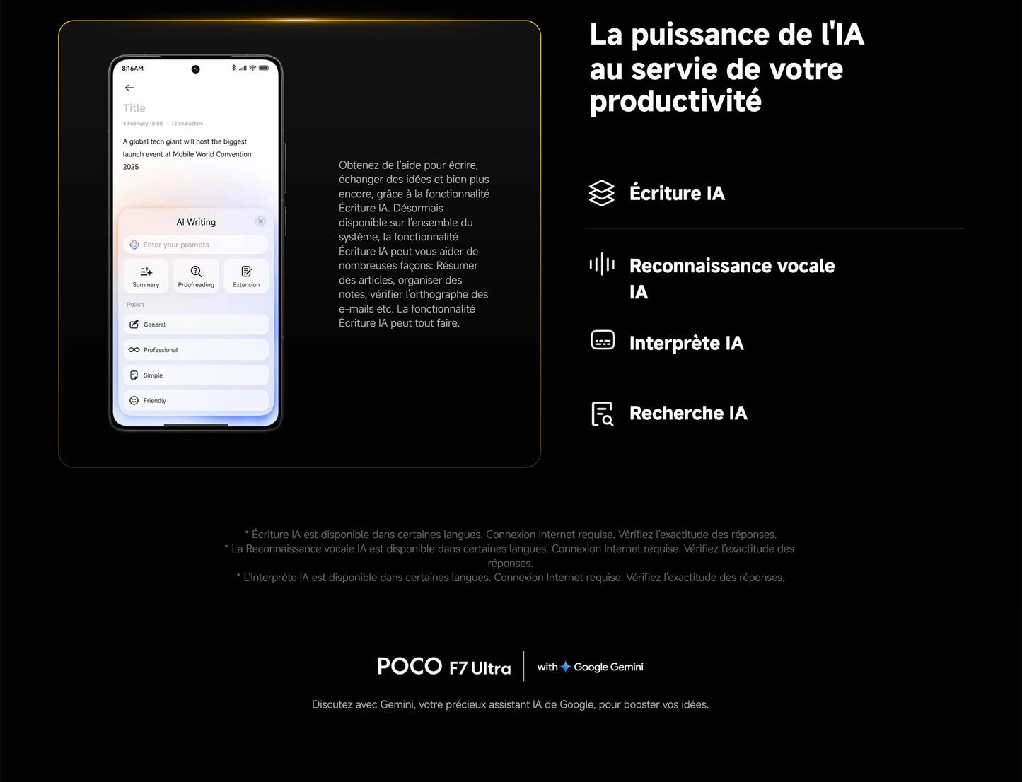 [Official] POCO F7 Ultra | Snapdragon®8 Elite top range, VisionBoost D7 Chipset, HyperCharge wired 120 W and wireless 50 W
