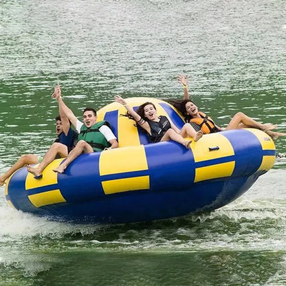 Commercial Boat Inflatable Water Toys Ride Spinning Towable Inflatable Water Tube Sports UFO Toy for Adults and Kids