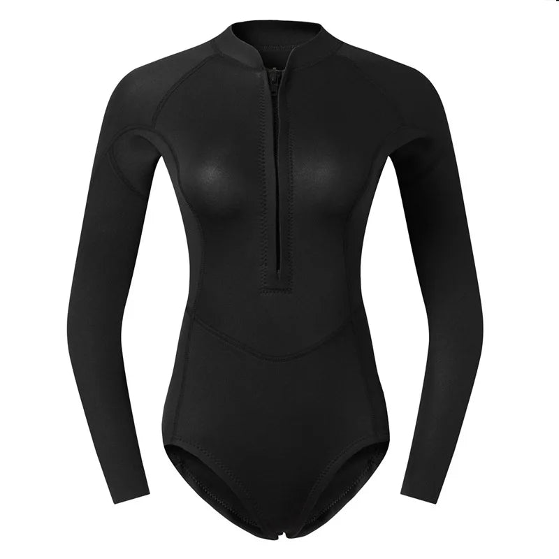 2MM Neoprene Snorkeling Wetsuits Spearfishing Surfing Diving Suit Bathing Swimwears Women Keep Warm Scuba Water Sport Equipment