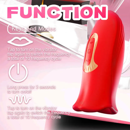 Adult Toys for Women Clitoral Stimulator Tongue Simulating Vibrator Breast Stimulator Clitoral Stimulation Anal Stimulation