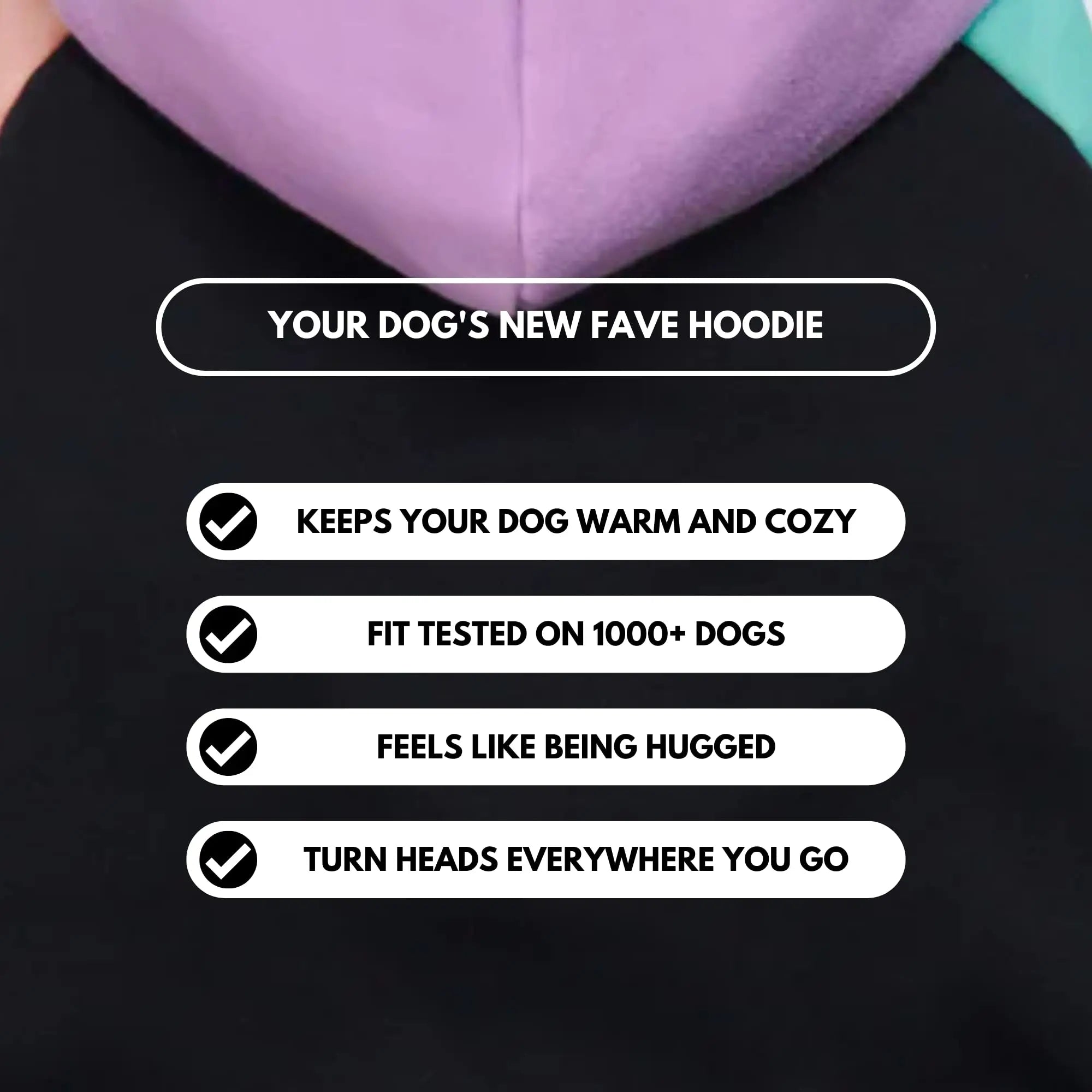 Dog Hoodie - Premium Quality, Buttery Soft, Superior Comfort and Fit, Calming Interior Material, Suitable for All Breeds