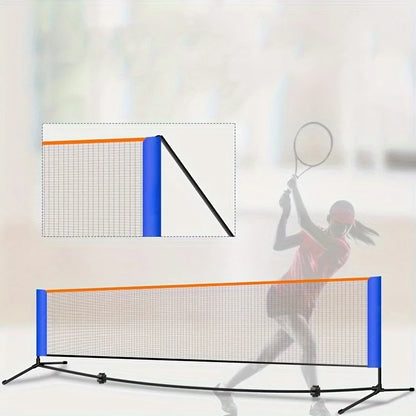 Portable 3m Pickleball Net for Tennis & Badminton Training Quick Setup Lightweight Foldable PE Material No Iron Frame