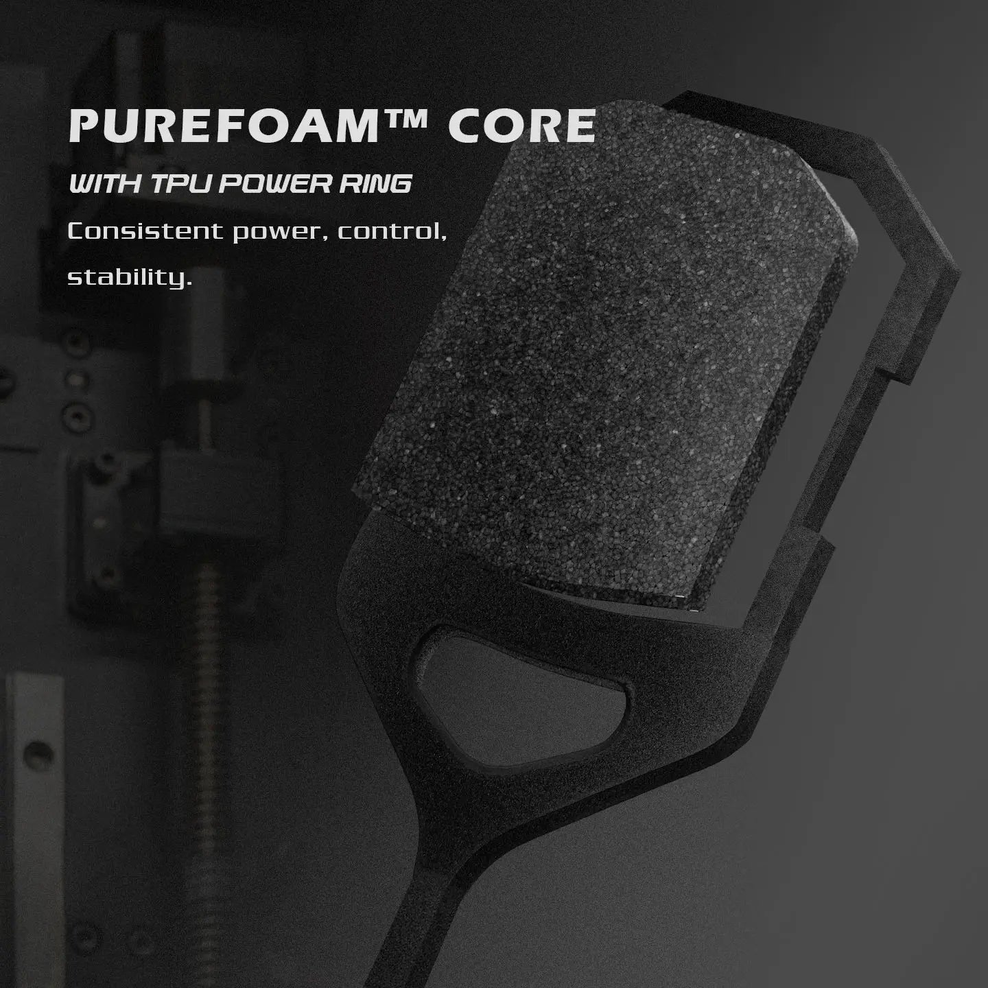 Pickleball Paddle Same Style GEN5 PureFoam Core MOI Weights No Borders Hot Pressing