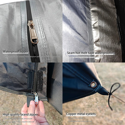 SUV Tailgate Tent Outdoor Camping Waterproof Anti-mosquito Self-driving Trip Rear Tent Overnighting in the Car Sleep in Vehicles
