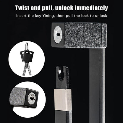 Keep Cycles Safe with OFFBONDAGE Durable Folding Bike Lock; Anti-Theft Security for Motorcycles, Electric Bikes & Scooters