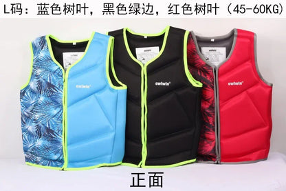 Life Jacket Adult Children Fashion Drifting Snorkeling Buoyancy Suit Swimming Portable Light and Thin Marine Working Life Jacket