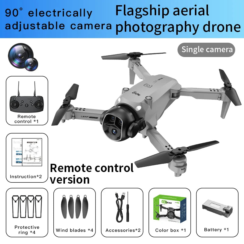 Lenovo Drone With Optical Flow Hovering 4k Hd VR Glasses Intelligent Remote Control Professional Camera Folding Flight Toy Gift
