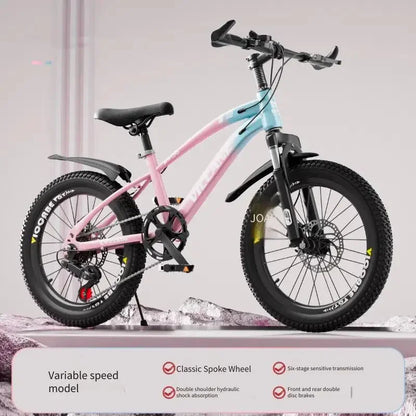 18/20/22 Inch Children's Bicycles Students 7-13 Years Variable Speed Mountain Bikes Ultra-light Kids Bike