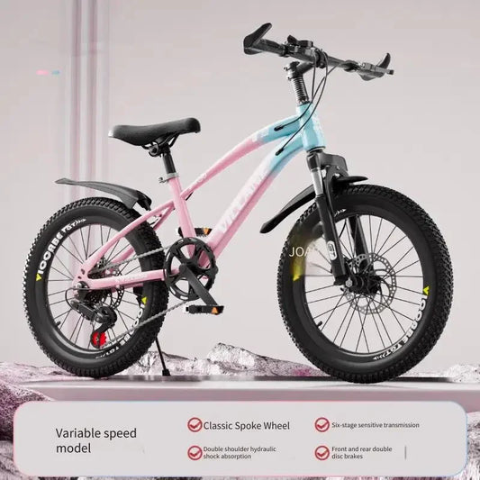 18/20/22 Inch Children's Bicycles Students 7-13 Years Variable Speed Mountain Bikes Ultra-light Kids Bike