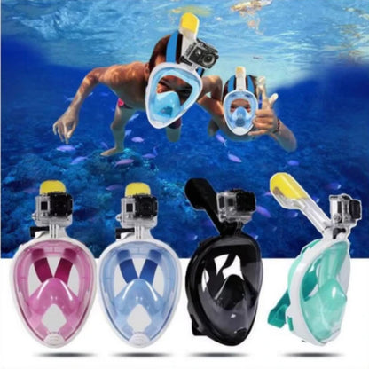 Full Face Diving Mask Underwater Snorkeling Anti Fog Swimming Mask Set Scuba Diving Respirator Masks Safe Breath for Kids Adults