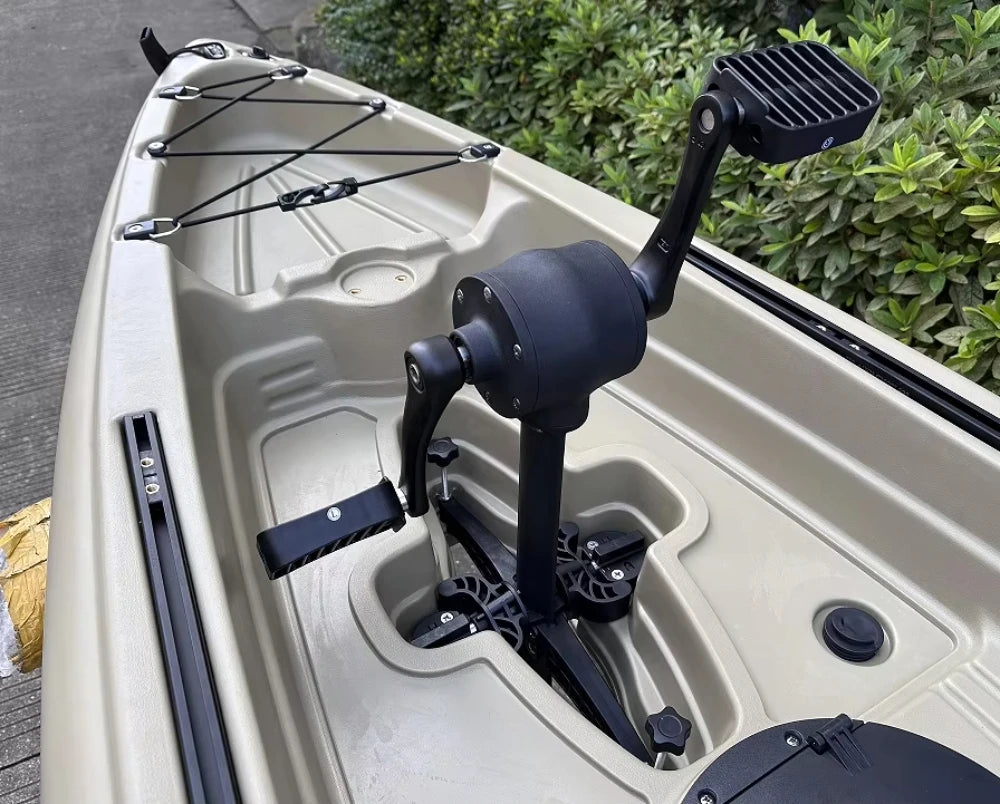 2025 Portable LLDPE Kayak With Split Hard Shell Electric Pedal-Driven Canoe For Solo Tandem Lake Sea Adventures Modular Assembly