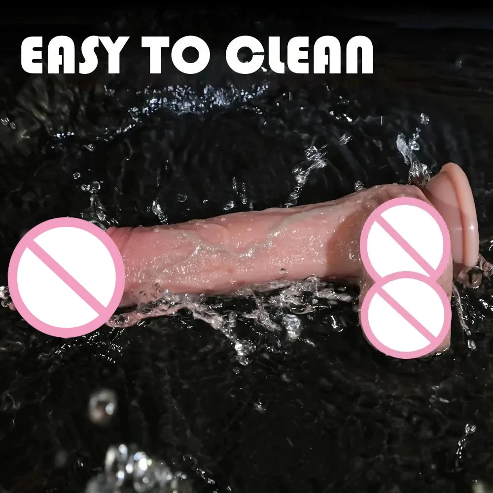 Silicone Realistic Dildo Adult Sex Toys Anal Dildo with Suction Cup Consolador Penis for Women Erotic Masturbators Penetration