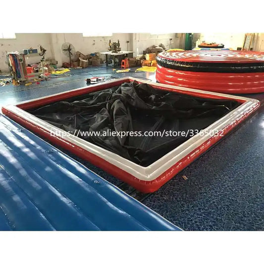 5X5 Meter Inflatable Sea Pool For Yacht BoatsPopular Floating Inflatable Water Pool For Boat Swimming