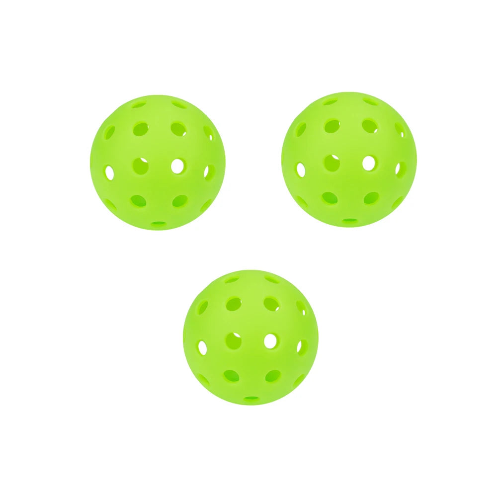 3/6/12pcs Indoor Pickleball Balls 26 Holes Colorful and Durable Pickleballs 72mm Training Ball Practice Competition Pickleball