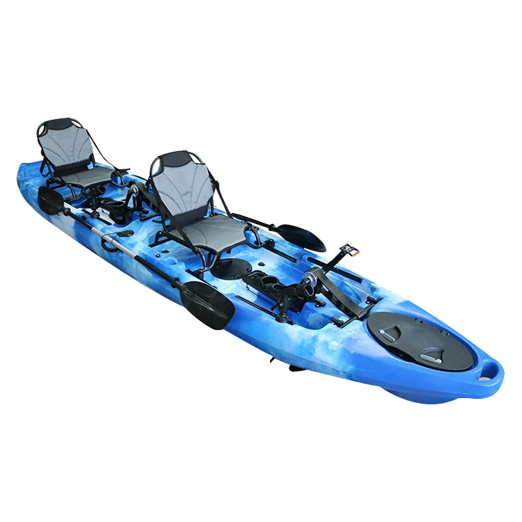 Double Persons  Fishing Kayak Sit on Top Fishing Kayaks Wholesale With Paddle System