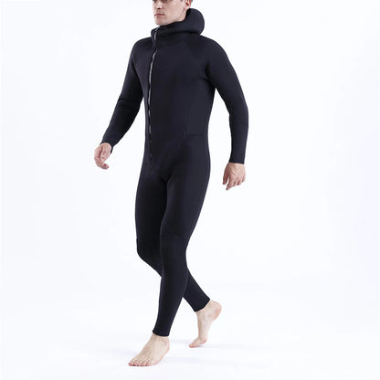 5mm Thickness Hooded Wetsuits Waterproof Jumpsuit Swimwear For Swimming Surfing