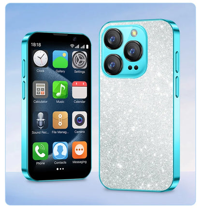 With 2Pcs DIY Stickers New XS18 Pro 2GB RAM 16GB ROM Android 9.0 Face Recognition Dual SIM Dual Standby 3G 3.0" Smartphone