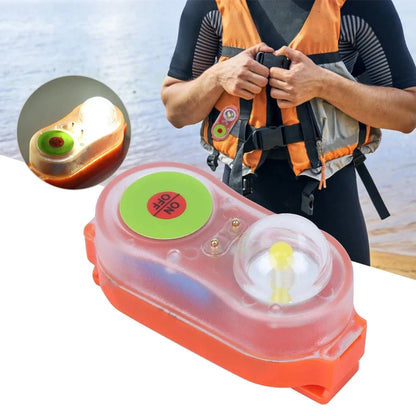 LED Seawater Activated Life Jacket Light Safety Vest for Adult Waterproof Survival Gear Accessory
