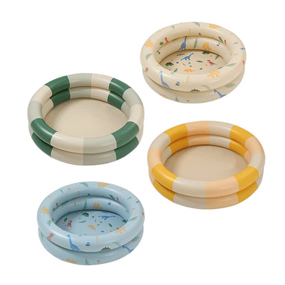 Inflatable Pool Baby Retro Blow Up Swimming Pool Family Cute Style Thickened Water Pool