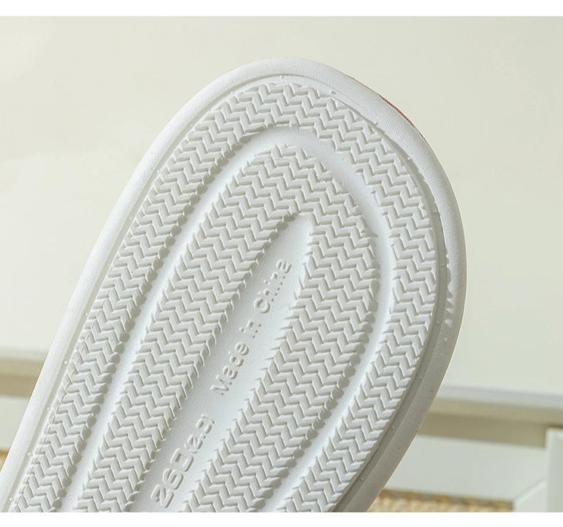 Striped Slippers Bamboo Women Autumn Home Couples Indoor House Non Slip Funny Sandals Shoes Male Soft Flat Summer For Tatami