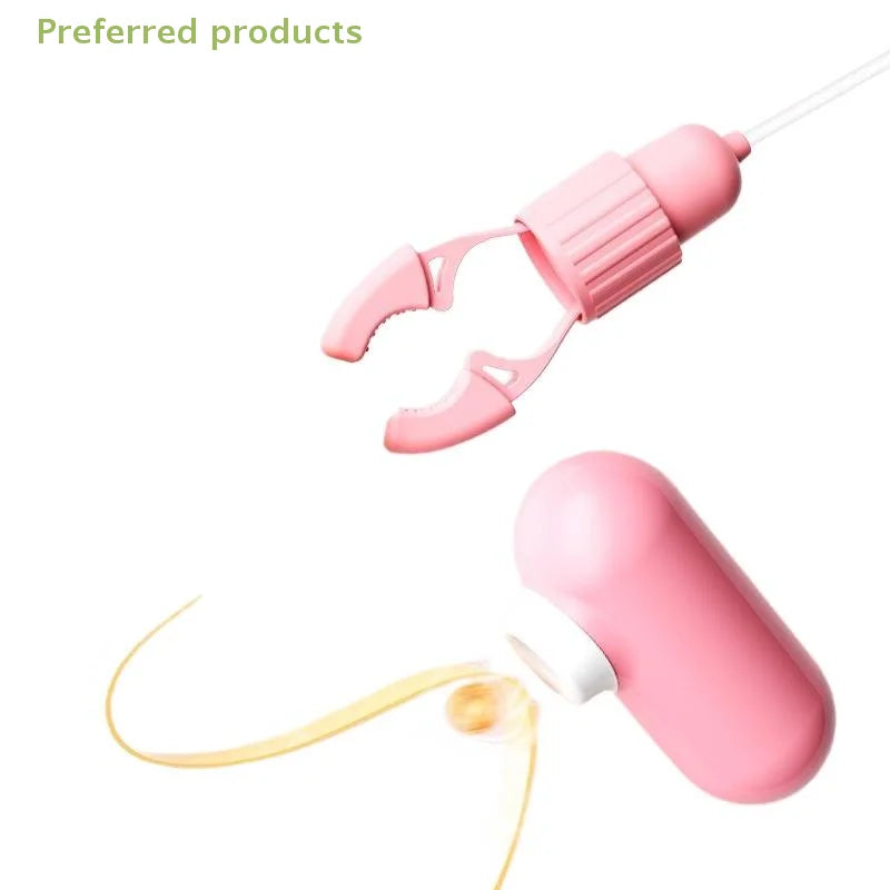 Adults Female Masturbator Sex Toys 18+ Nipple Clamps Vibrator Women Tongue Licking Strong Sucking Breast Massage Vibrating Toys