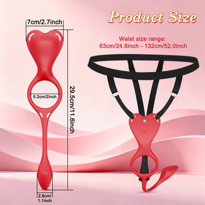Adult Sex Toys for Couple Vibrator Wearable Rose Toy Anal Plug Clitoral G Spot Vibrators,Vibrating Penis Ring Prostate Massager