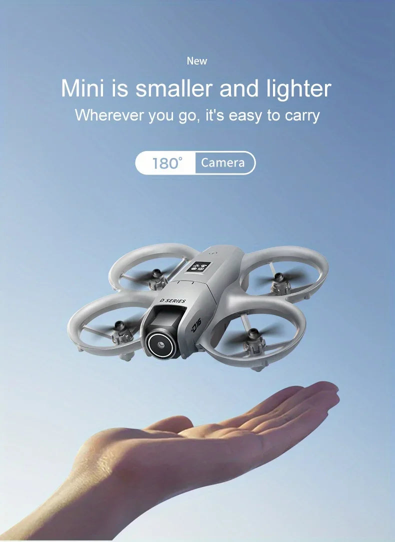 New D16 Drone HD Dual Camera Propeller Safety Design Optical Stream Positioning Three Sides Obstacle Avoidance VS DJI
