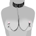 Adult Games Sexy Toys For Women Couples BDSM Bondage Fetish Collar Chain Collars Nipple Clamps Vagina Clitoris Sex Products 18+