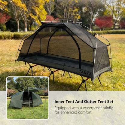 Survival Gear Equipment Ultralight 1 Person Trip Tent Quick Setup 2 Layer Portable Hiking Shelter Must Have Camping Accessories