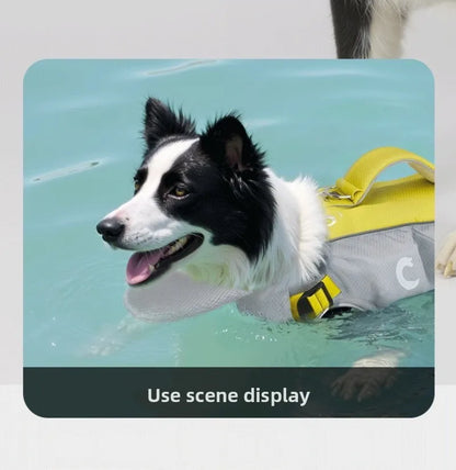 Dogs Life Jacket Enhanced Buoyancy Summer Seaside Swimwear Safety Vest Surfing Protection Products Pet Life Jackets Accessories