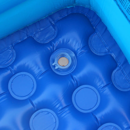 Inflatable Ball Pit Pool for Kids, Toddlers, Adults, Blow Up PVC Swimming Pool for Indoor Outdoor Water Party Backyard, Blue
