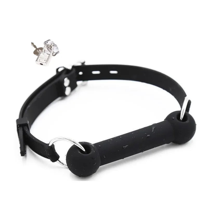 Soft silicone mouth plug with holes, full silicone mouth ball, couple flirting toy, fun mouth hook