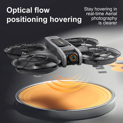 Drone with Camera 4K HD Video Stable Hover 180° Adjustable Lens 3D Flip RC Drones FPV Brushless Optical Flow Quadcopter UAV