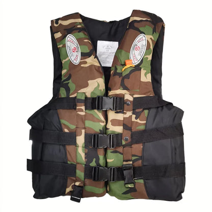 Sizes S-XXXL Outdoor Adult Water Activity Lifejacket Adjustable Buoyancy Lifejacket Polyester Children's Lifejacket with Whistle