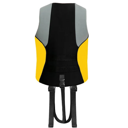 Life Jacket Adult Neoprene Life Vest Surf Raft Kayak Fishing Jet Ski Vest Water Sport Swimming Rescue Super Buoyancy Life Jacket