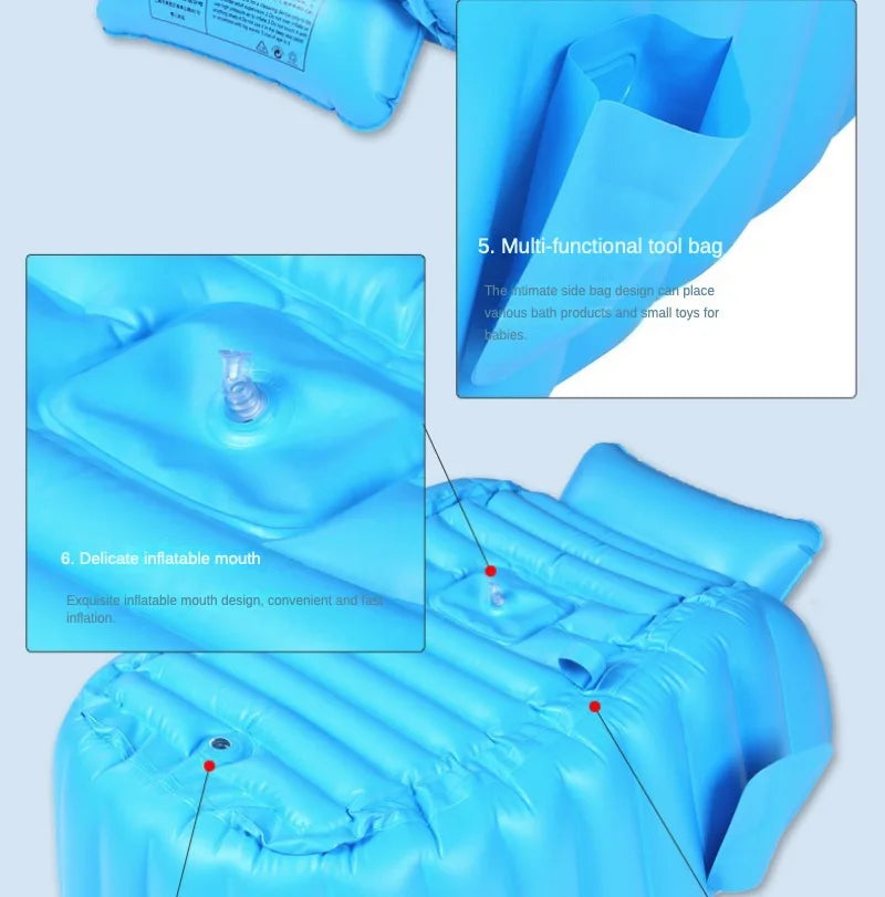 inflatable bathtubs, large-sized thickened non-adult swimming pools, baby water basins