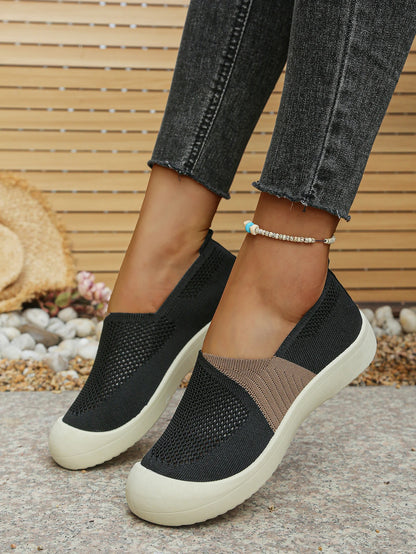 Women's shoes summer 2026  Single Shoes Dual-Tone Breathable Design Petite Fragrance Style Comfortable Footwear shoes woman