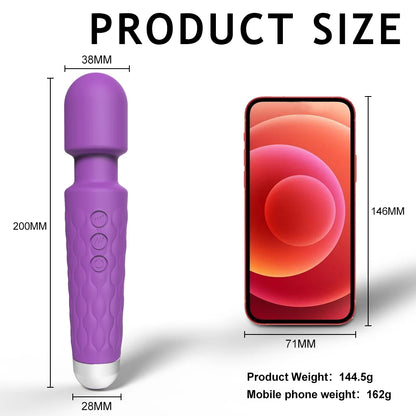 Powerful Vibrating AV Vibrator Magic Wand Clitoris Stimulator Sex Toys for Women G Spot Massager Adult Female Sex Erotic Product